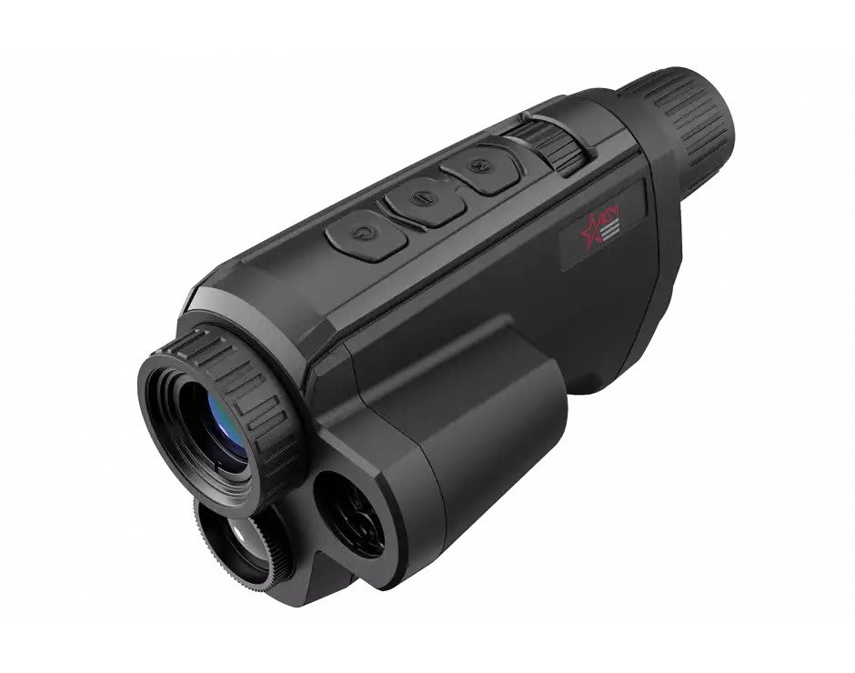 AGM Global Vison Fuzion LRF TM25-384 - Thermal and Optical Bi-Spectrum Imaging Monocular with Laser Range Finder, 25mm Lens
