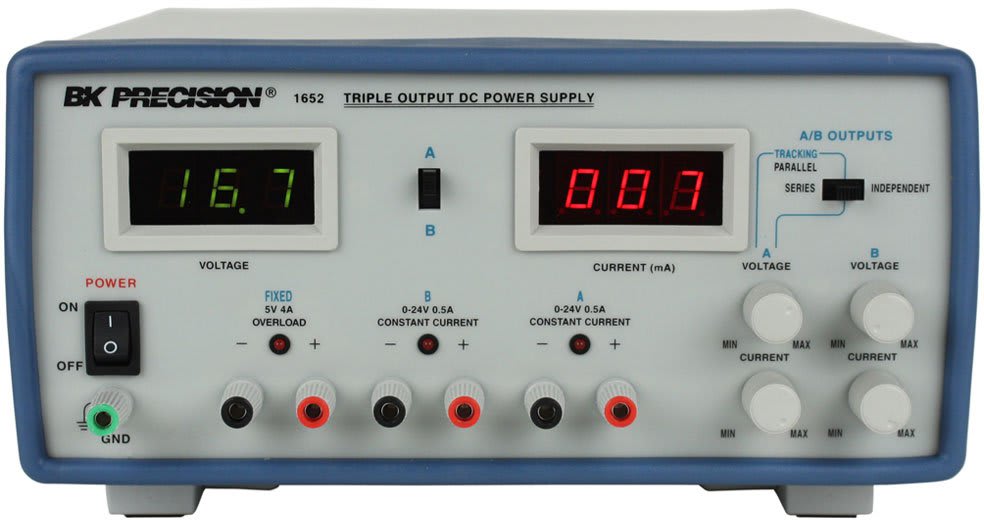 BK Precision 1652 - Triple Output DC Power Supplies