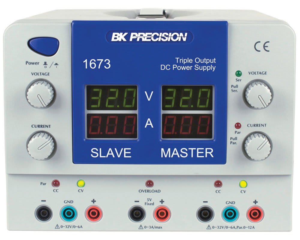 BK Precision 1673 - Quad Display Triple Output DC Power Supply