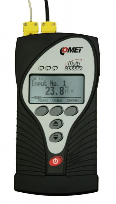 Comet M1200E - Multilogger Thermometer with 4 Thermocouple Inputs