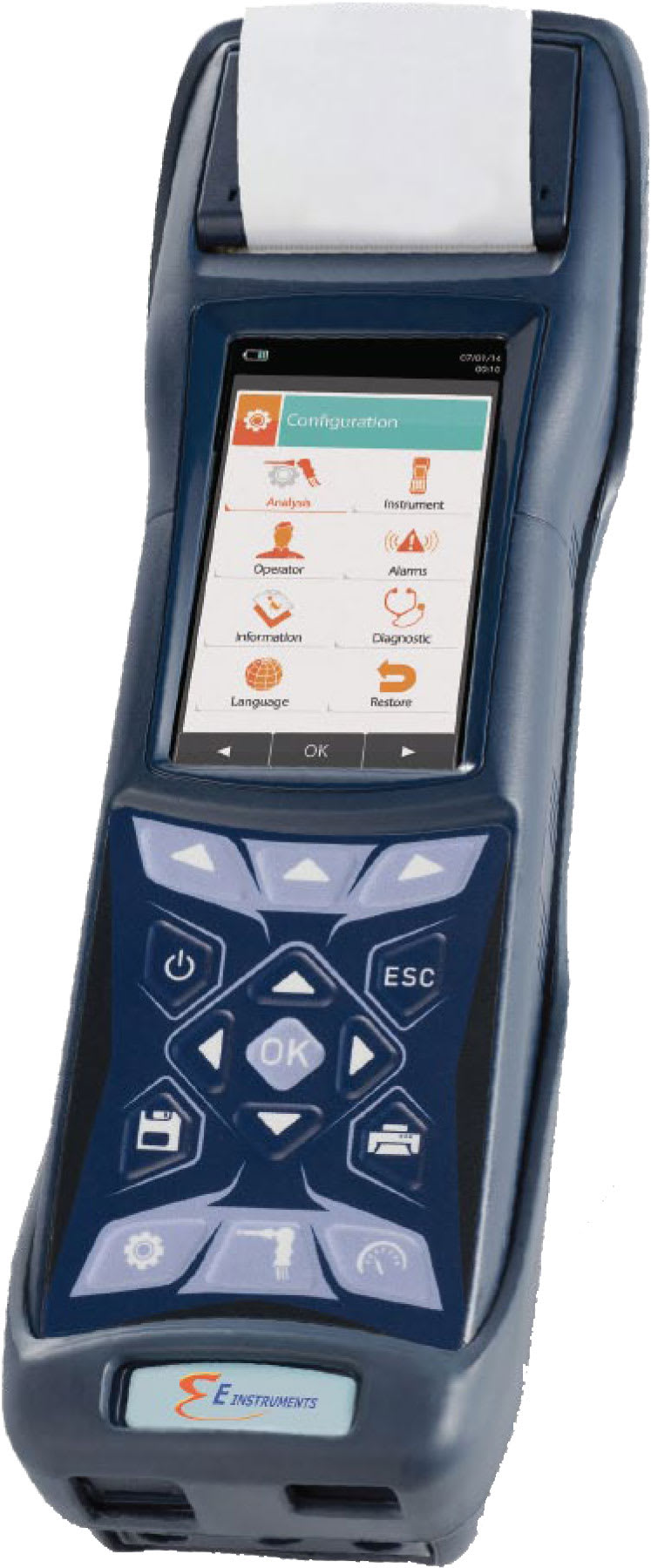 E Instruments E1500-1 Portable Industrial Combustion Gas & Emissions Analyzer