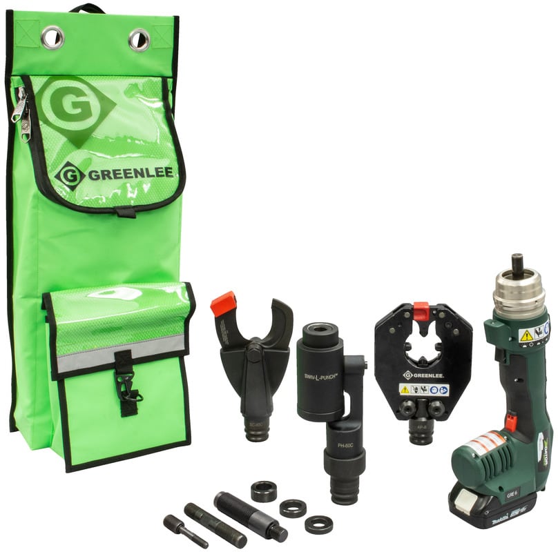 Greenlee EC-QKSB - GRE-6 Multi-Tool with Quad Point Crimper, CU/AL Cutter & Knockout Punch, BARE Tool