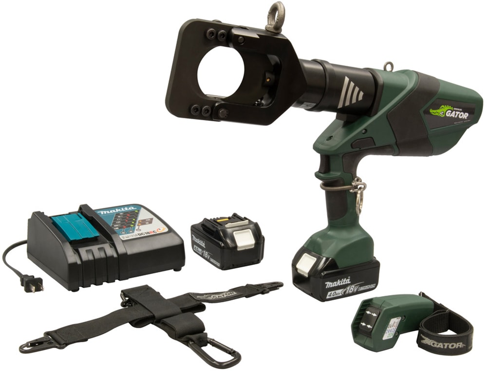 Greenlee ESG65LXR11 - 65mm Gator Guillotine Remote Cable Cutter - 120V Charger