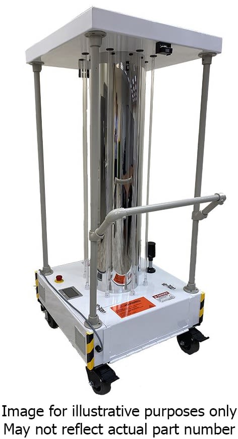 Ericson UVC-PKCART-MAX - UV-C Perma-Kleen Cart, Mobile Surface Disinfection Unit, 320W, 260 Degree