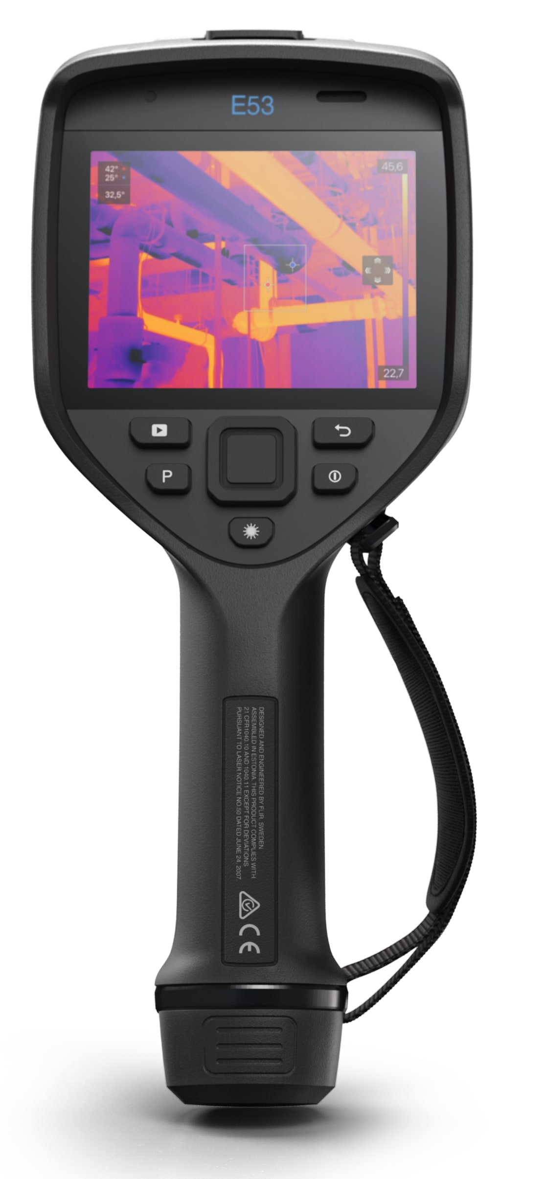 FLIR E53 Advanced Thermal Camera 240x180 with MSX 24 deg | TEquipment