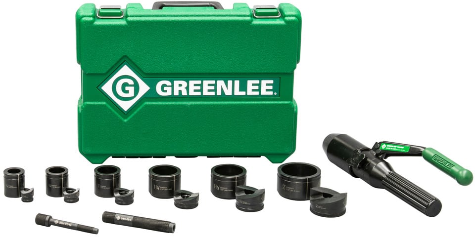 Greenlee 7806SB - Quick Draw, 8-Ton Hydraulic Knockout Kit with Slug