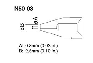 Hakko N50-03 Nozzle