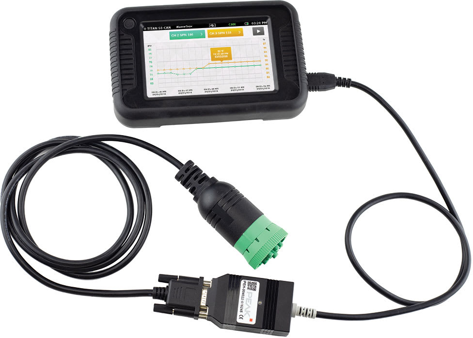 Madgetech TITAN S8-CAN 16 OB - Data Acquisition System for Diesel with 16-Pin OBDII Connector