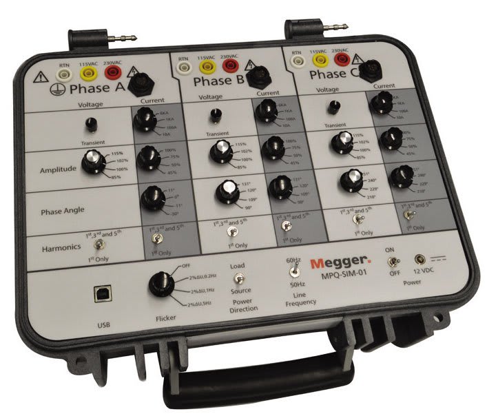 Megger Power Quality Simulator