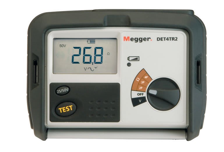 Megger DET4TR2 - Rechargeable Four Pole Soil Resistivity Testing Kit