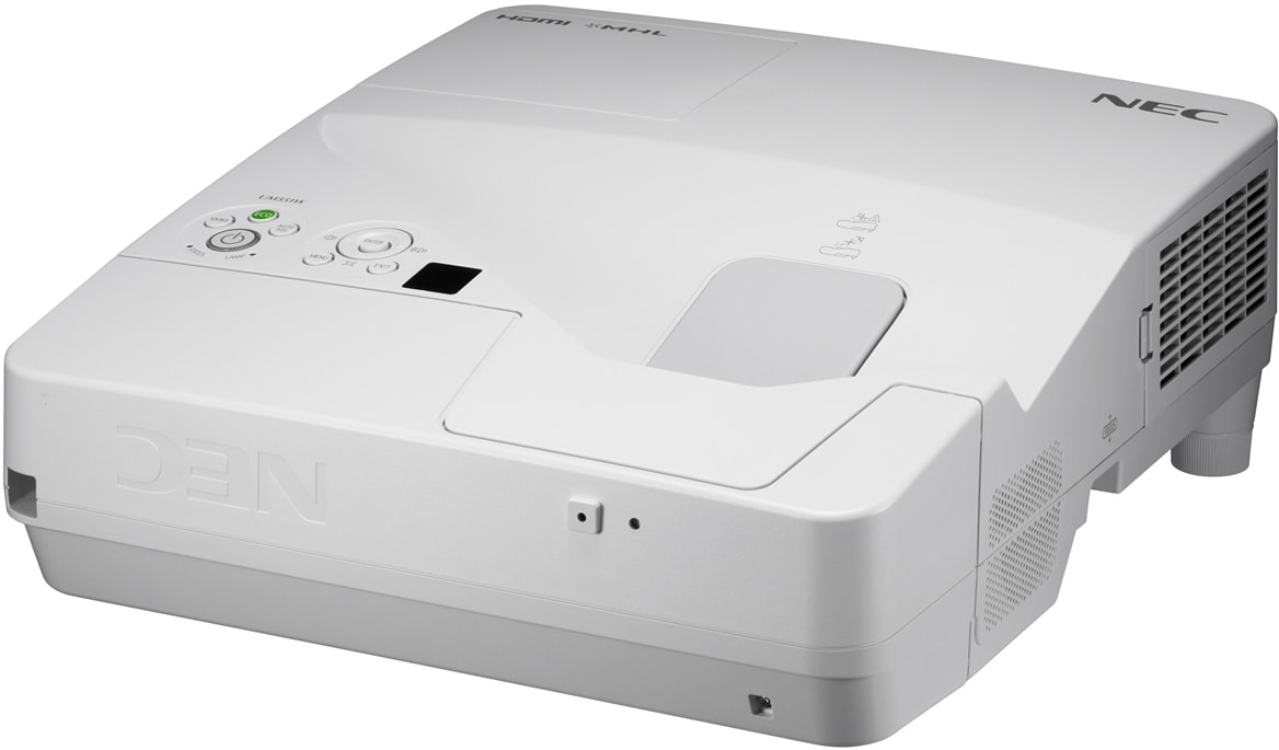 NEC NP-UM351W - Ultra Short Throw Projector, WXGA (White