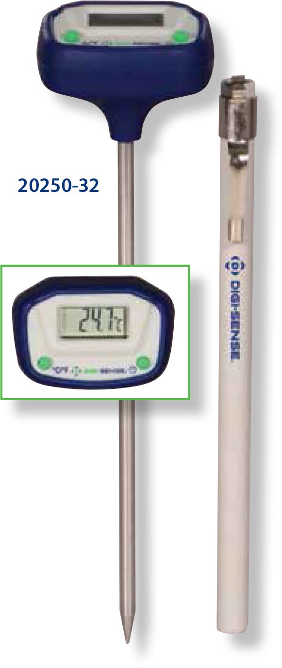 Digi-Sense Precalibrated Folding Pocket Thermometer:Thermometers and  Temperature