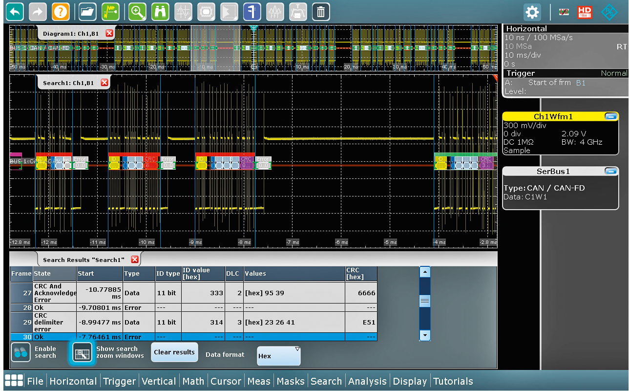 Search and Navigate in Recorded Acquisitions