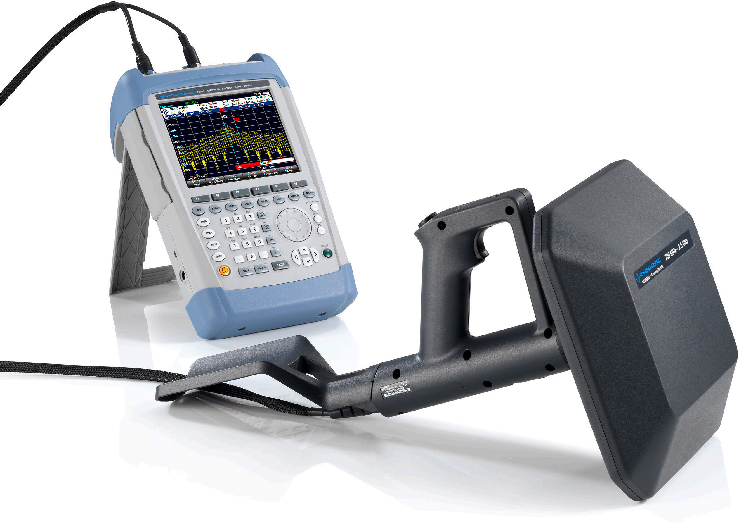 R&S FSH with R&S HE400 antenna