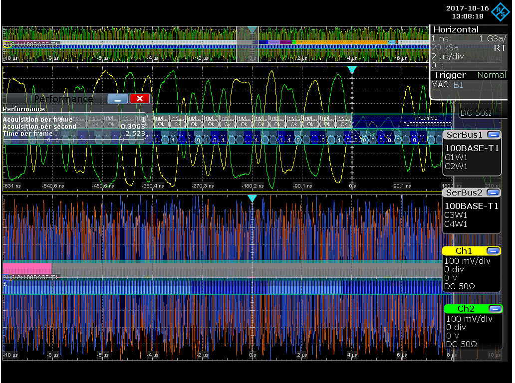 Simultaneous decoding of both Ethernet data streams