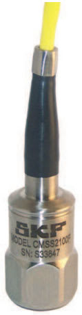SKF CMSS 2100F-33 Accelerometer with integral cable, straight exit
