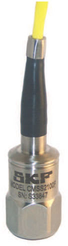 SKF CMSS 2100F - Accelerometer with Integral Cable, Straight Exit (16.5 ft)