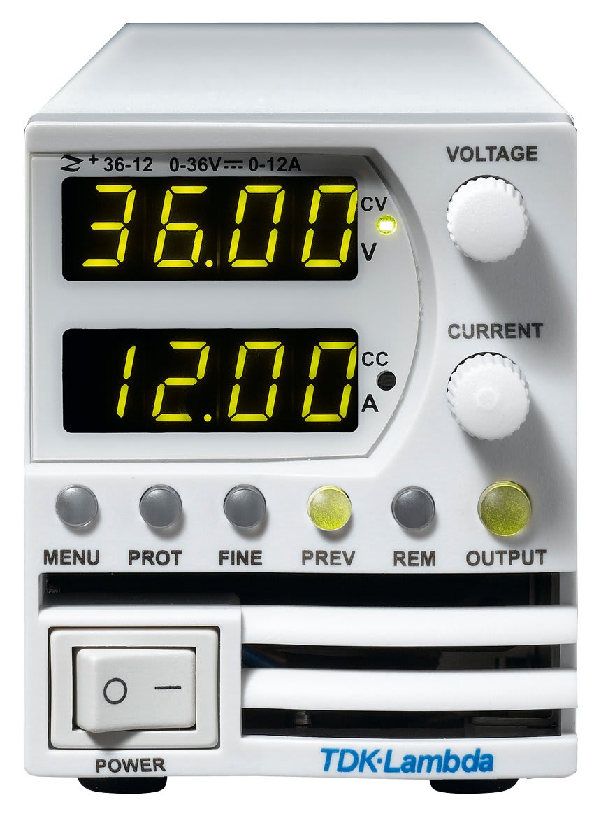 TDK-Lambda Z36-6-U - Programmable DC Power Supply, 0-36 VDC