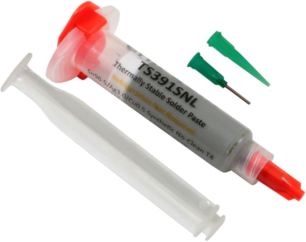 Chip Quik TS391SNL SAC305 Thermally Stable Solder Paste (5cc/15g