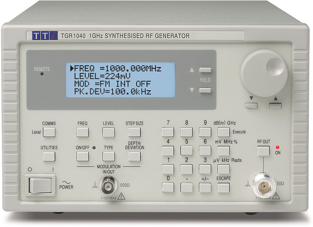 1GHz Synthesised RF Generator with GPIB