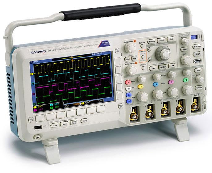 Tektronix DPO2024B - Mixed Signal Oscilloscope (200 MHz, 4 Tektronix DPO2024B - Mixed Signal Oscilloscope (200 MHz, 4