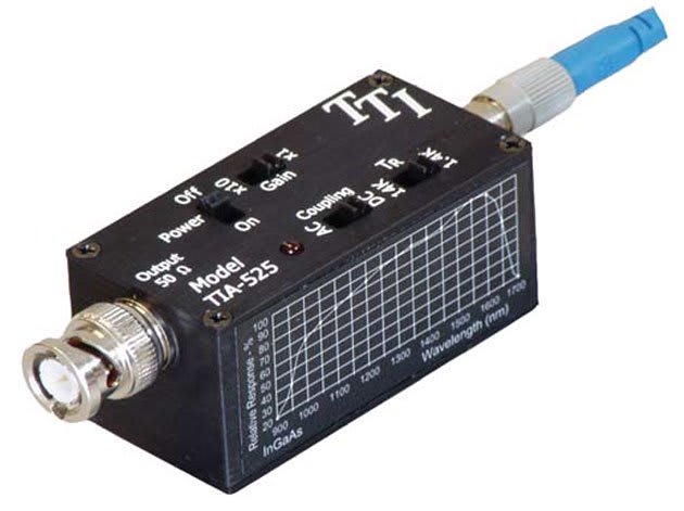 Terahertz TIA-525S-ST Silicon, DC to 125 MHz O/E Converter with ST Fiber  Interface