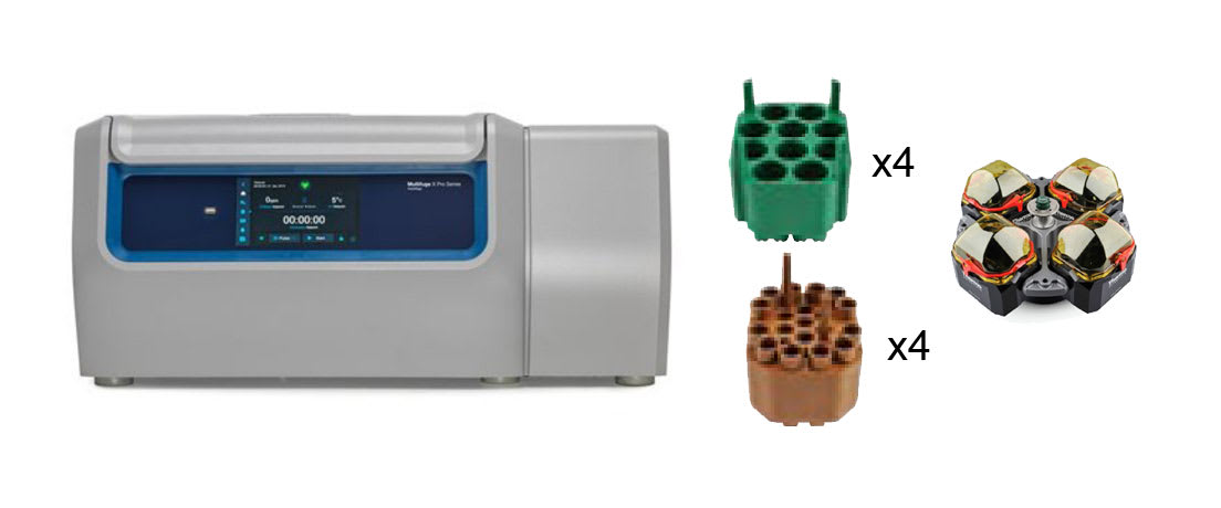 Thermo Scientific Megafuge ST4RPlsMDCC PKG - TX-1000CC Refrigerated Centrifuge Cell Culture Package, 120V