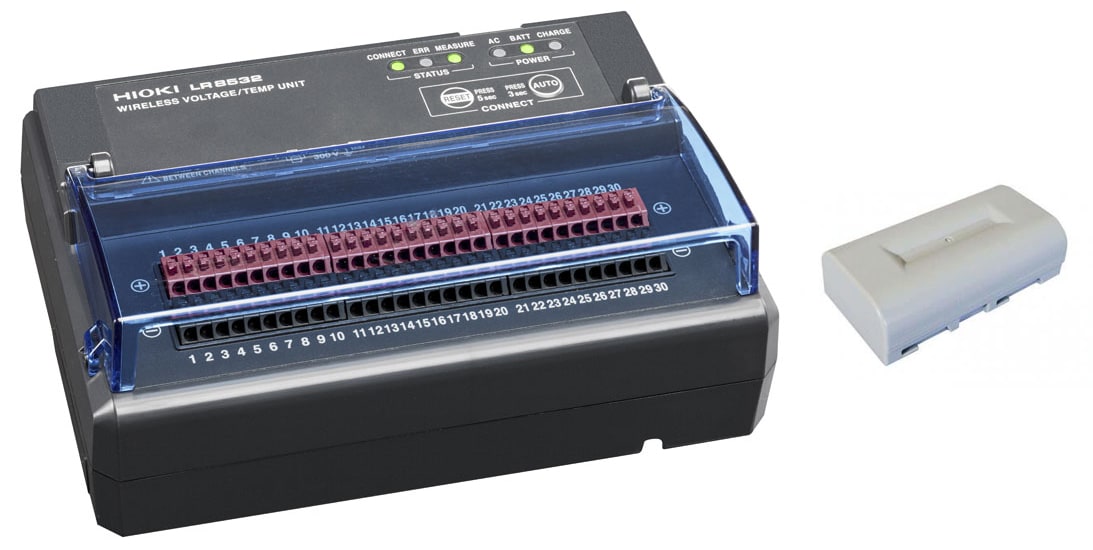 30 Channels Wireless Voltage/Temp Unit with Battery Pack