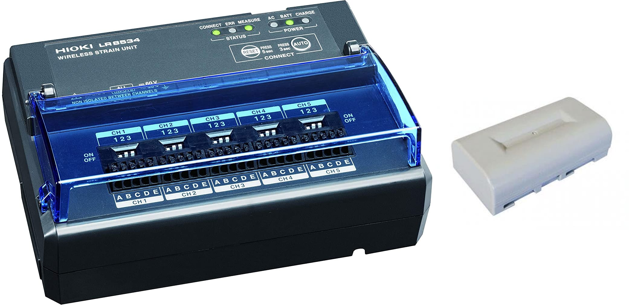 5 Channels Wireless Strain Unit with Battery Pack