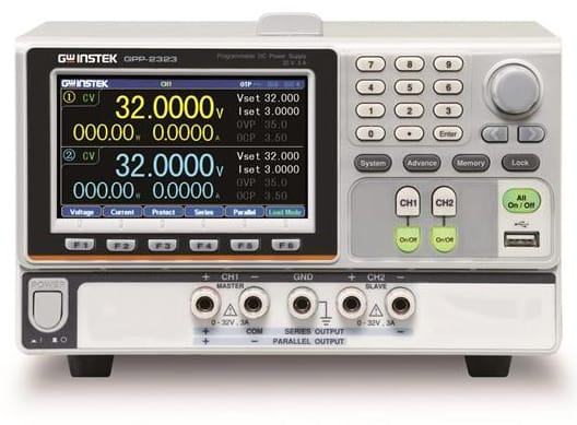 192W Dual-Channel Programmable DC Power Supply w/ LAN