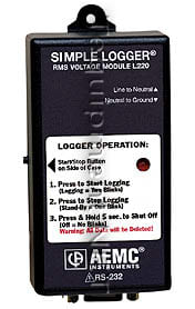 AEMC Plug-In Voltage Logger Model L220