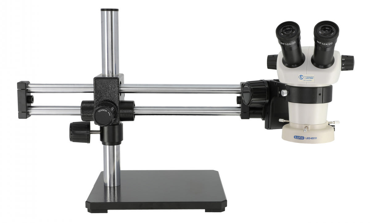LX Microscopes by Unitron 230PFS - Binocular Stereo Microscope with Plain Focusing Stand