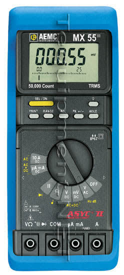 AEMC 2116.71 - DMM Model MX55III w/ Holster, 50000 Count