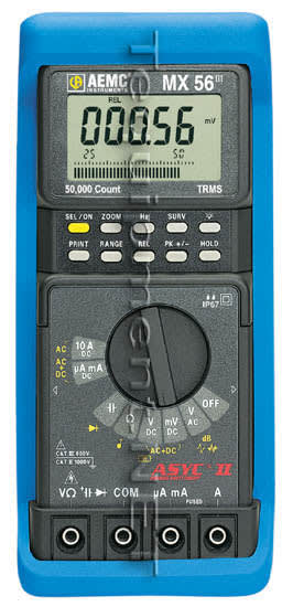 AEMC 2116.72 - DMM Model MX56III w/ Holster, 50000 Count