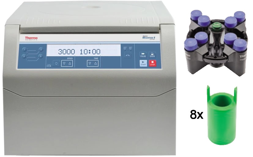 Megafuge 8 High Capacity Tissue Culture and Microtube Centrifuge Package, 120V