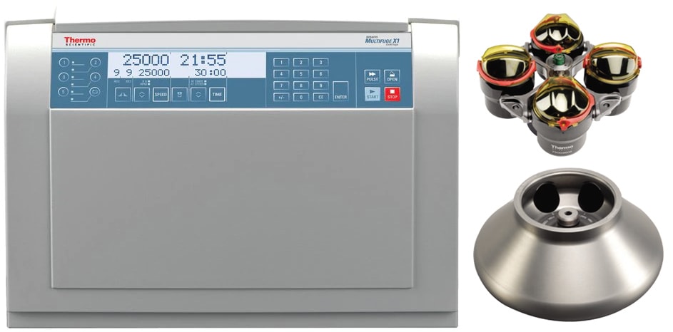 Multifuge X1 TX-400 and HIGHConic II Package 120V