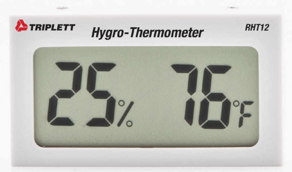 Hygro-Thermometer with Certificate of Traceability to N.I.S.T.