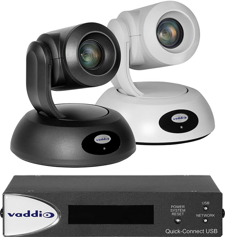 Vaddio W Roboshot E Qusb System White Touchboards