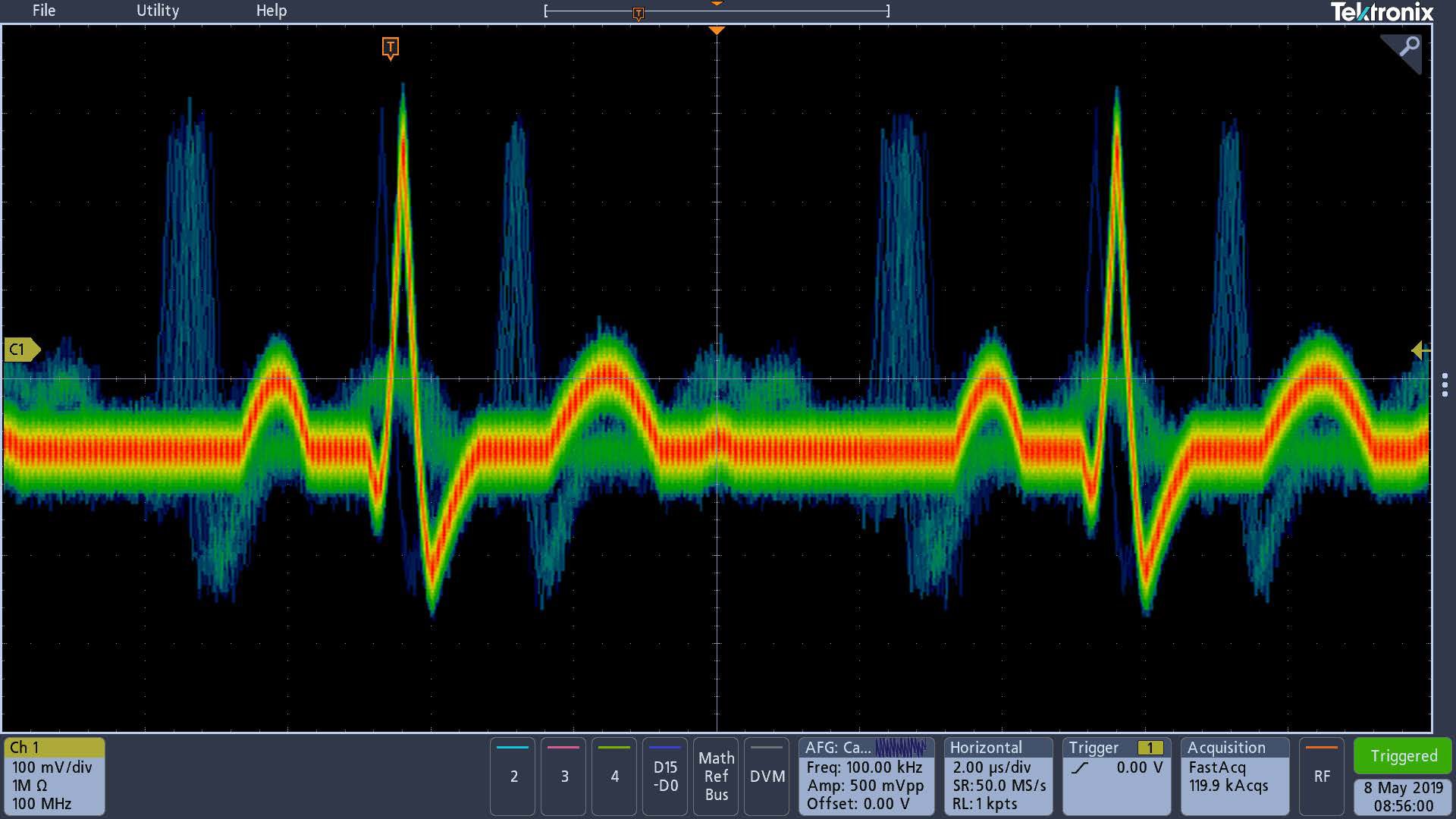 MDO3034 - OSCILLOSCOPIO DIGITALE 350 MHZ, 4 CH +RF