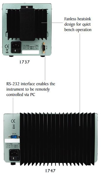 B&K Precision 1747 - Dual Range DC Power Supply (0-35V, 0-10A or 0-60V ...