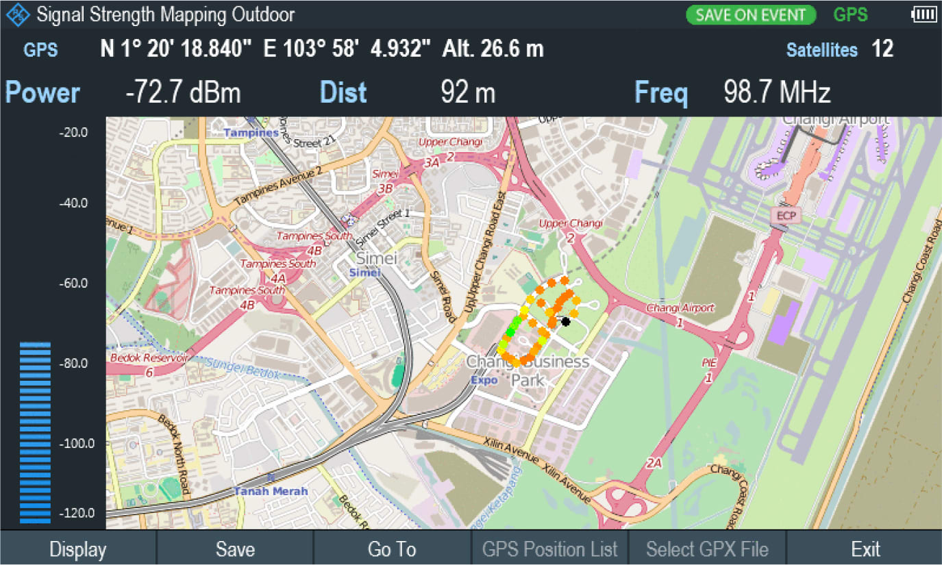 Signal Strength Mapping