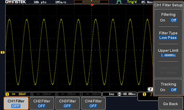 Instek GDS-2204E Digital Storage Oscilloscope, 200MHz, 4-Channel