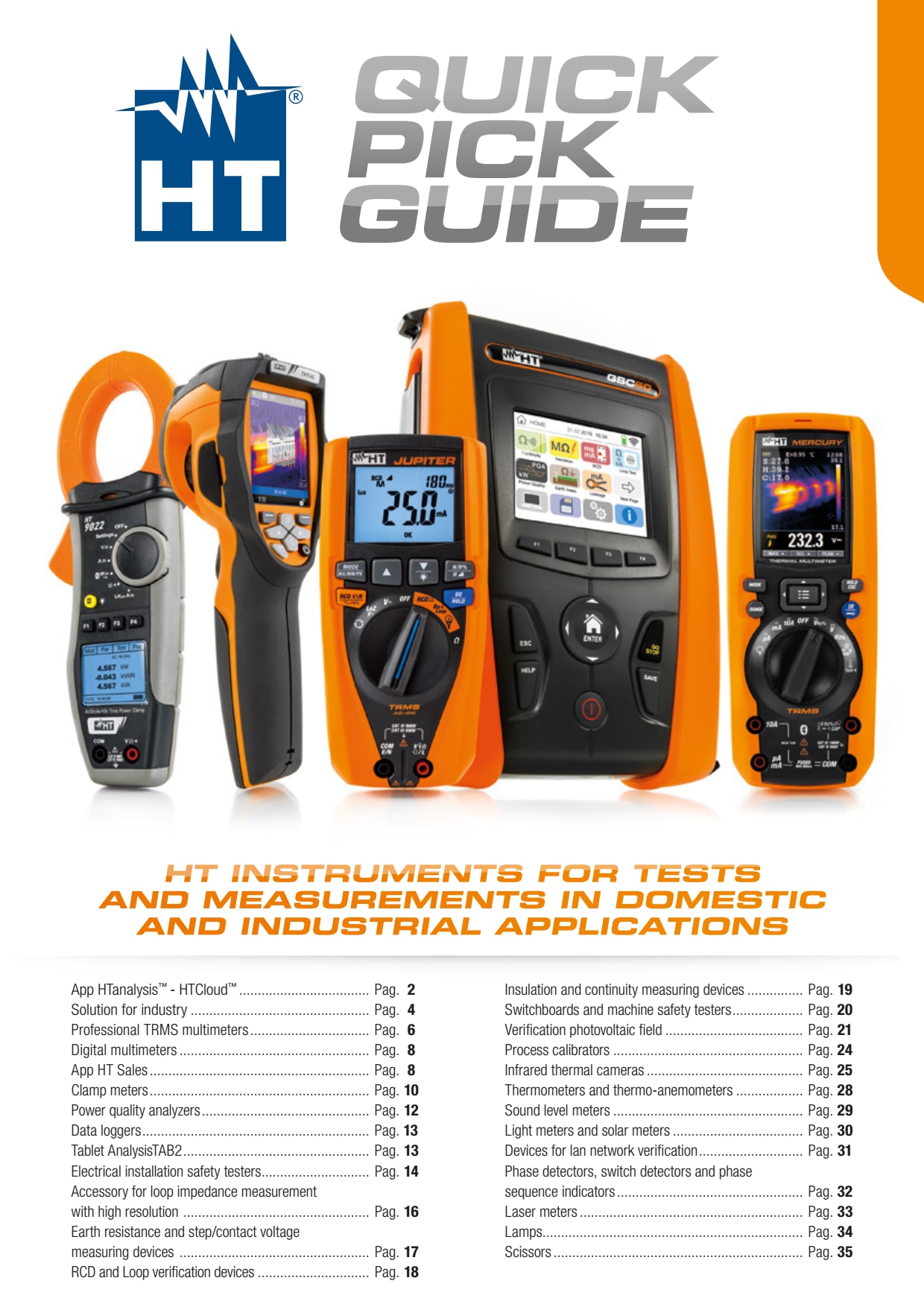 Multímetro digital profesional TRMS + Cali HT INSTRUMENTS 1728