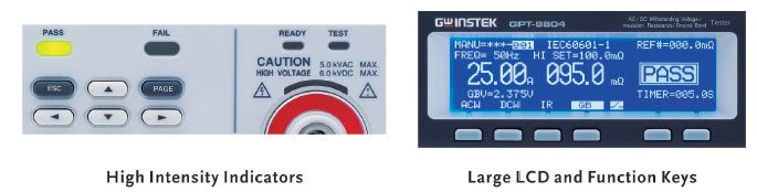 Instek GPT-9802 Hi-Pots Tester, AC 200VA AC/DC Withstanding