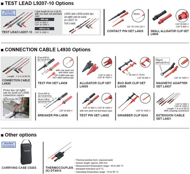 Hioki_CM4371_True_RMS_600_A_AC-DC_Clamp_Meter_Options