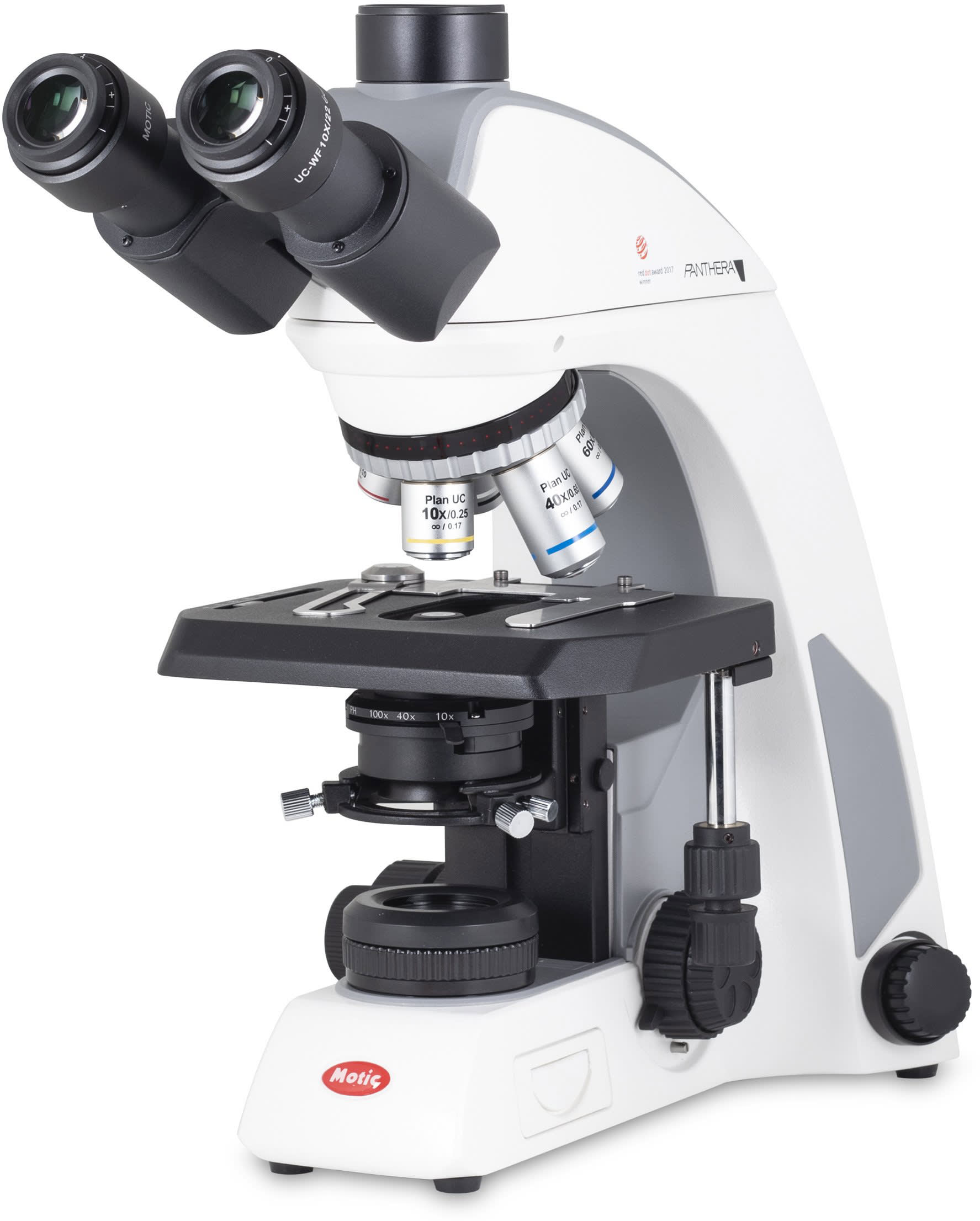 Motic Panthera C2 Trinocular Compound Microscope without 100x