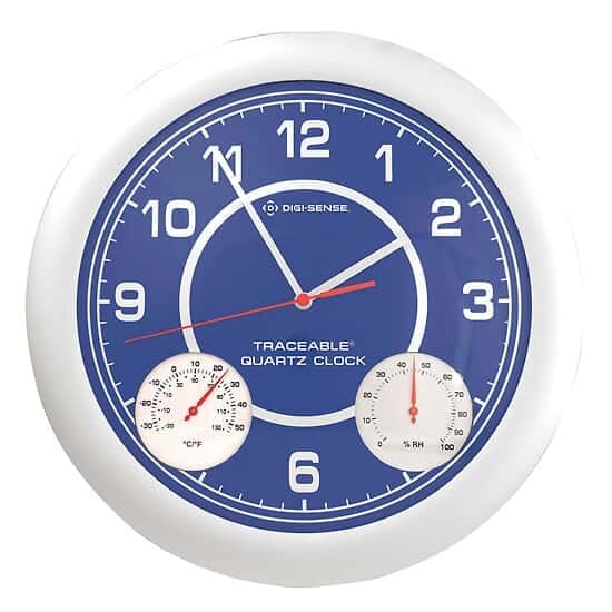 Oakton_WD-37803-25_Digi-Sense_Traceable_Thermohygrometer_Wall_Clock
