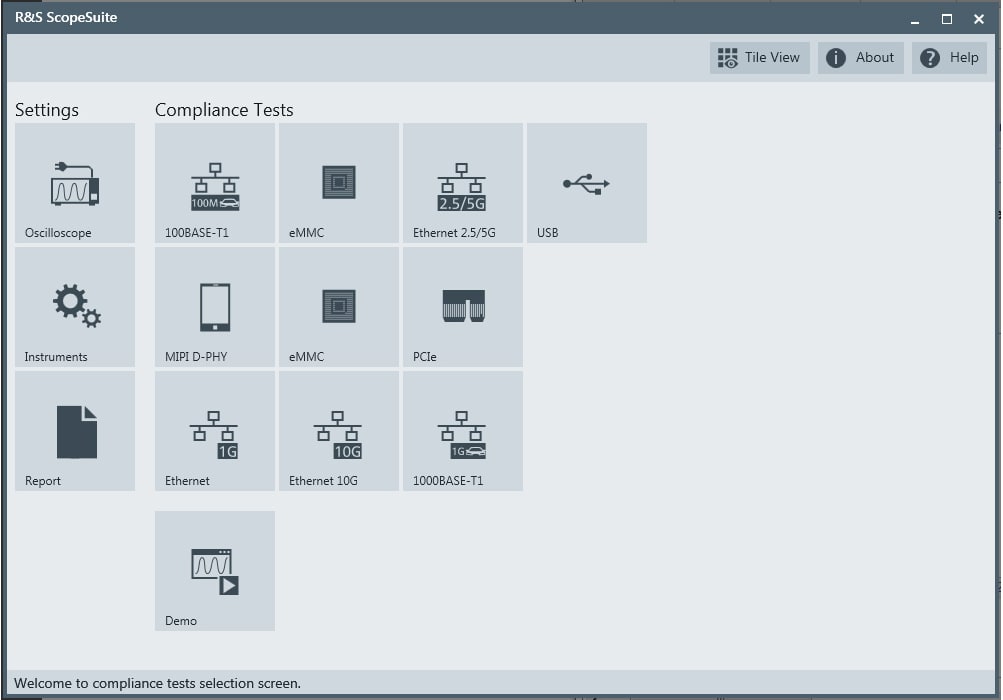 Complete test solution