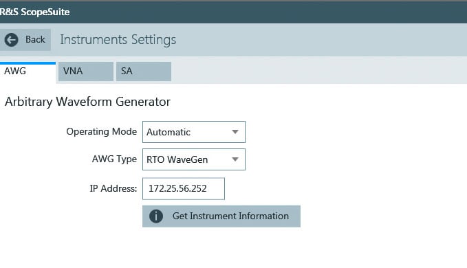 Fully automatic or manual tests