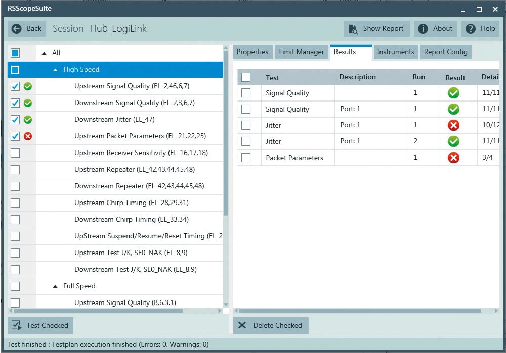 Includes all relevant tests